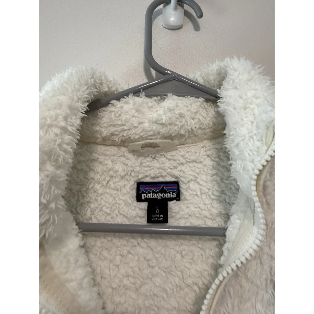 Patagonia Los Gatos 1/4-Zip in White Size Large/12 Kid